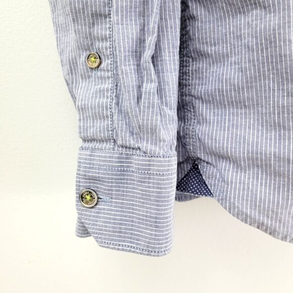 TED BAKER lightweight chambray button down - Picture 6 of 8